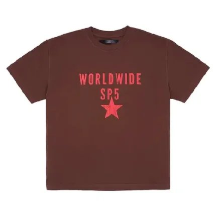 Oversized Worldwide SP5 Brown Sp5der T-Shirt