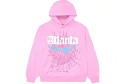 Sp5der Atlanta Hoodie Pink