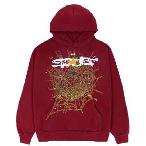 Spider Worldwide Pullover Hoodie Red